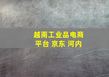 越南工业品电商平台 京东 河内